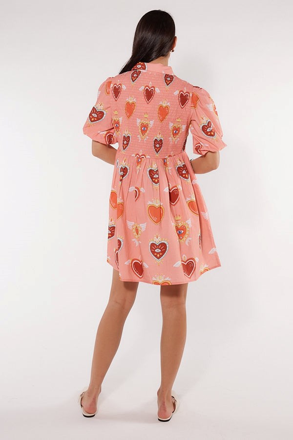 Cowgirl Surfer Bettina Dress Blush