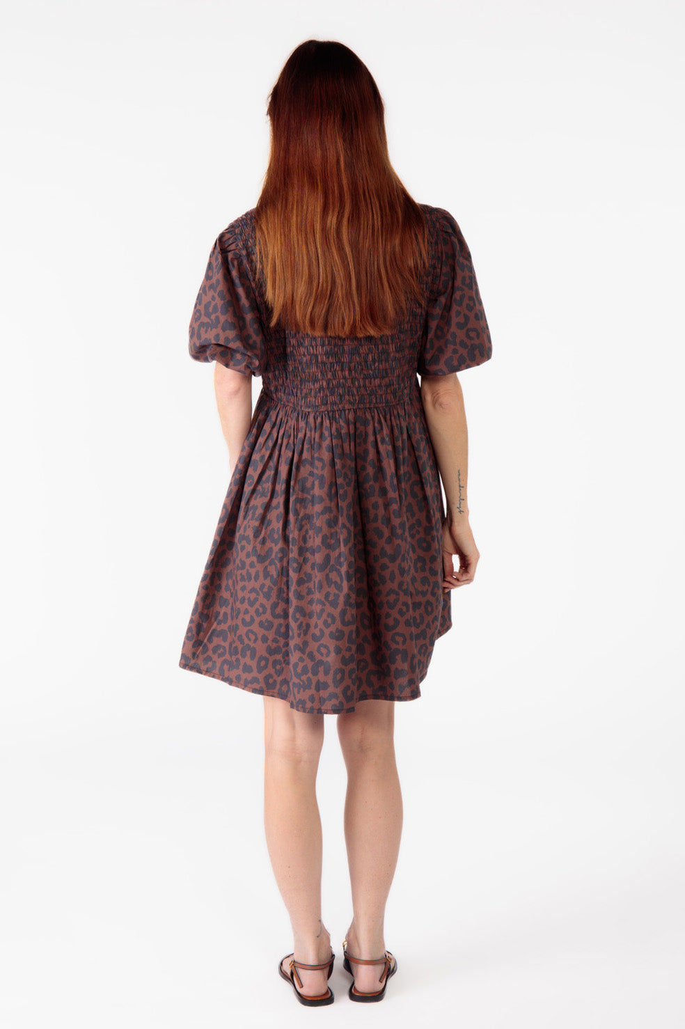 Leo Shirred Dress