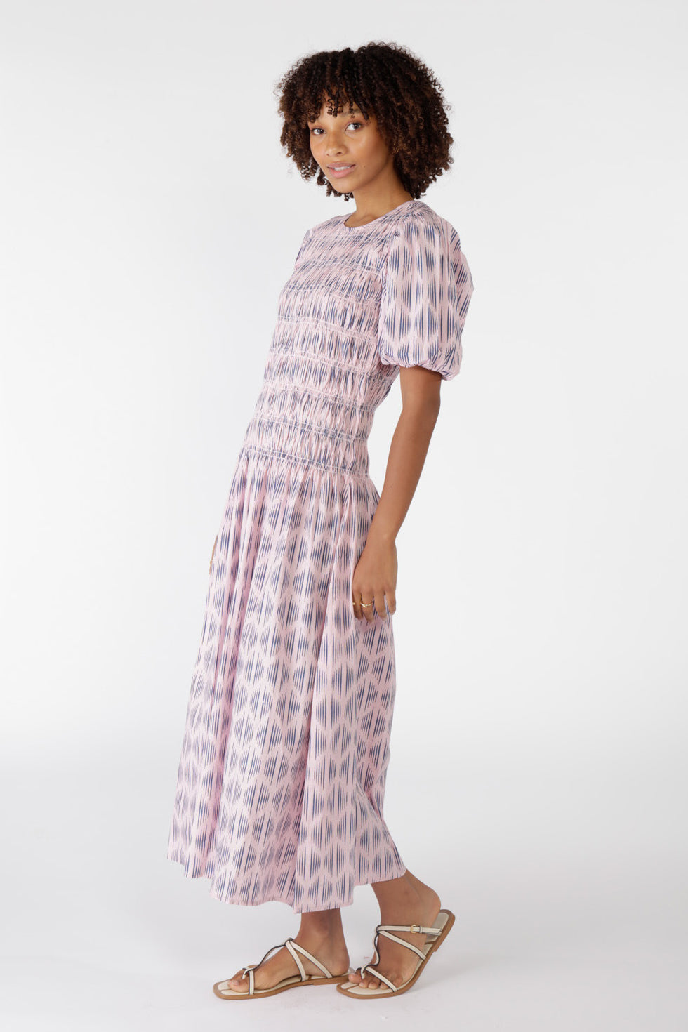 Mano Shirred Maxi Musk
