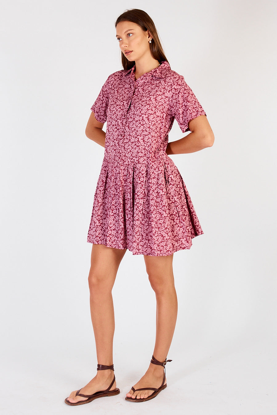 Gardem Pleated Mini Pink