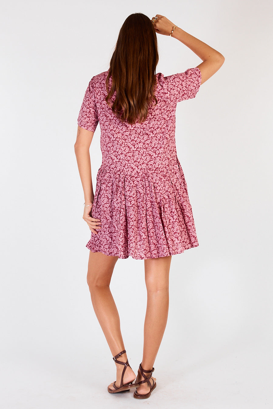 Gardem Pleated Mini Pink