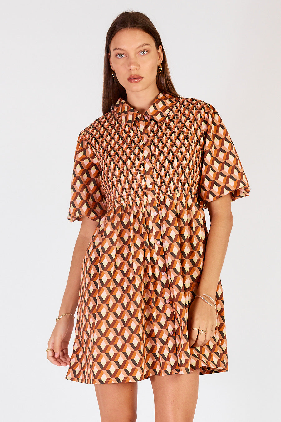 Loon Shirred Mini