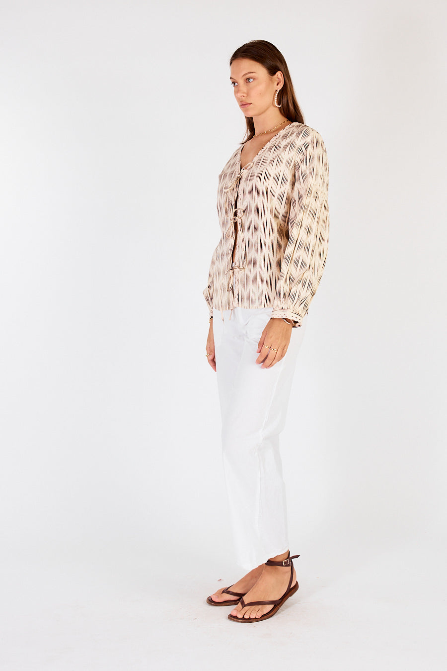Mano Tie Shirt Cream