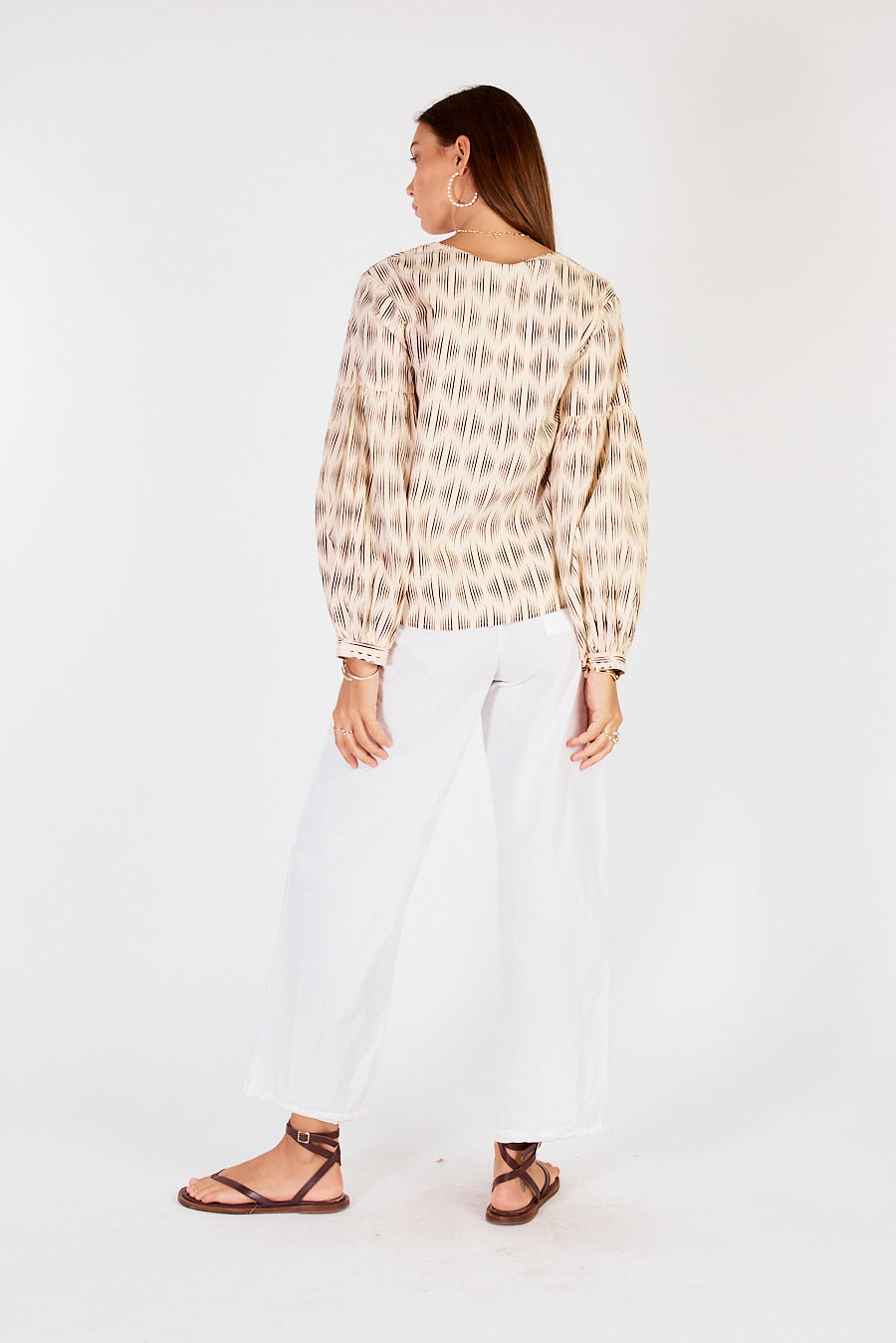 Mano Tie Shirt Cream