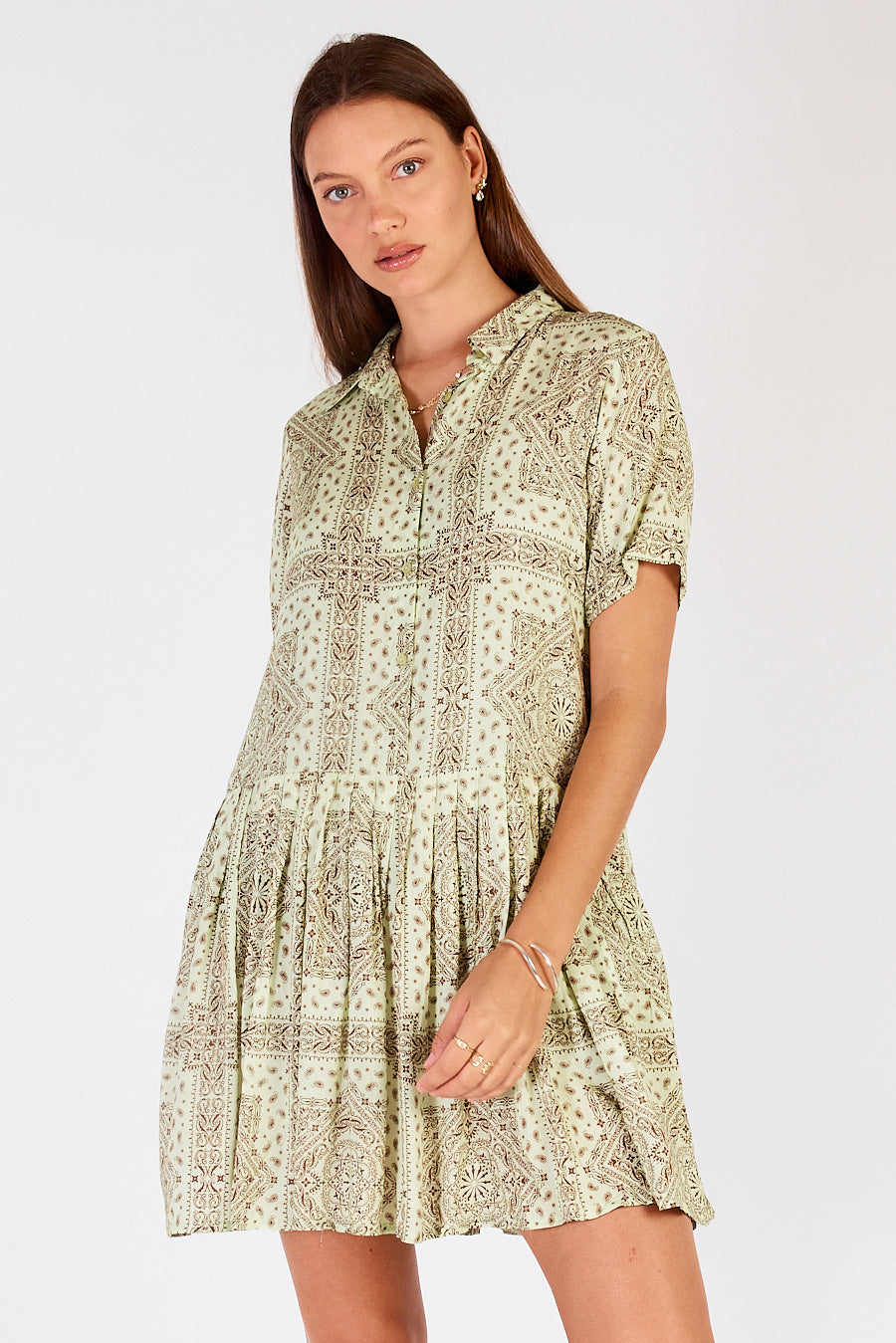 Nudo Pleated Mini Mint