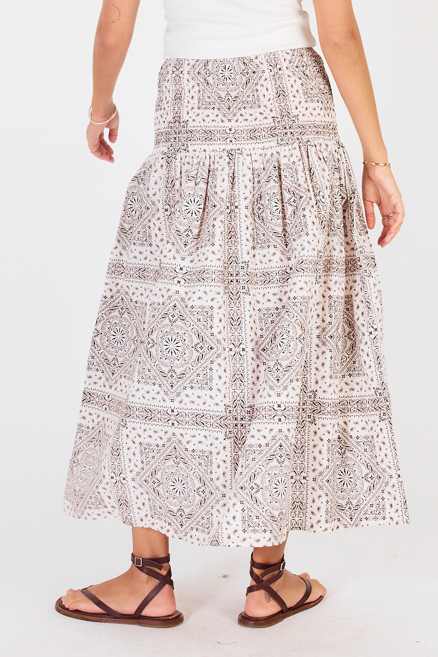 Nudo Shirred Skirt Cream