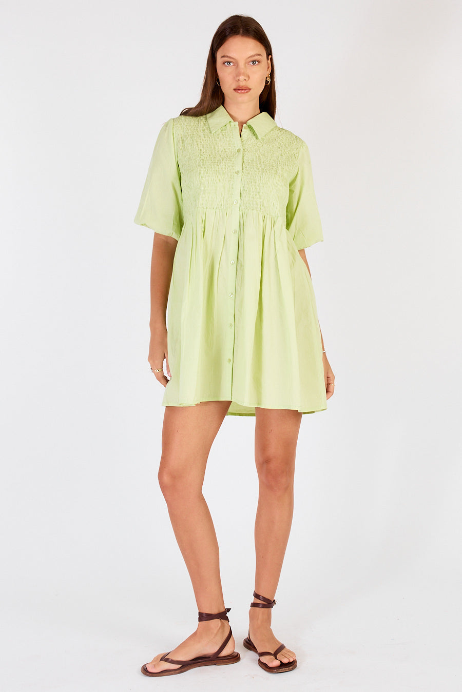 Pyke Shirred Mini Mint