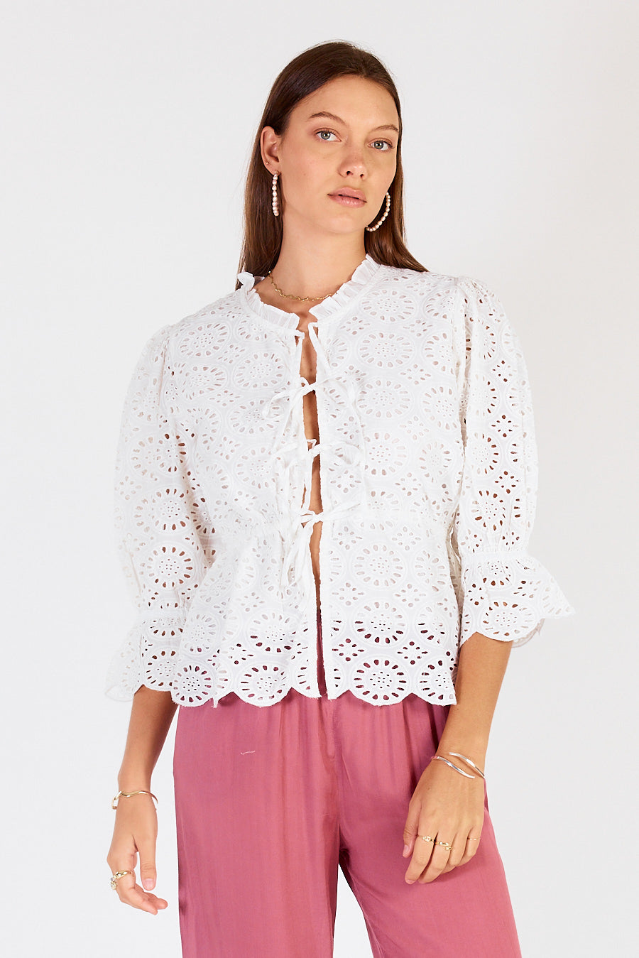 Sisifo Tie Top White