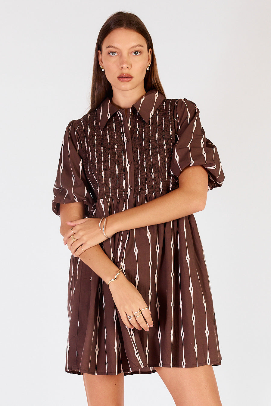 Taccia Shirred Mini Chocolate