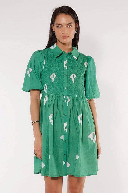 Cowgirl Surfer Bou Dress Emerald