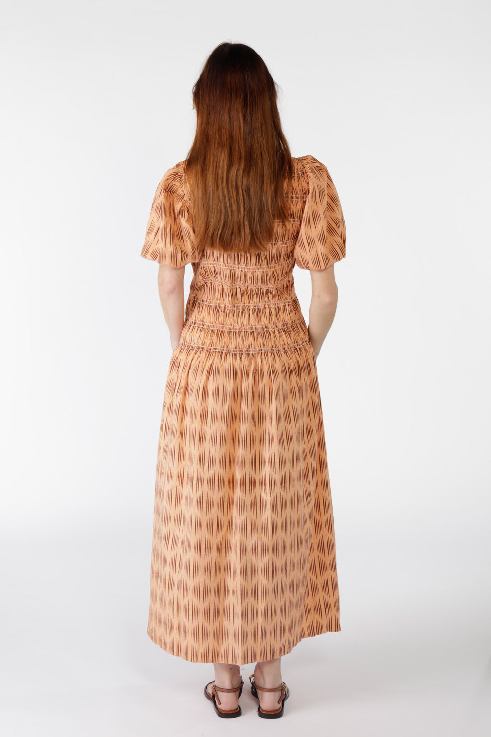 Mano Shirred Maxi Chocolate