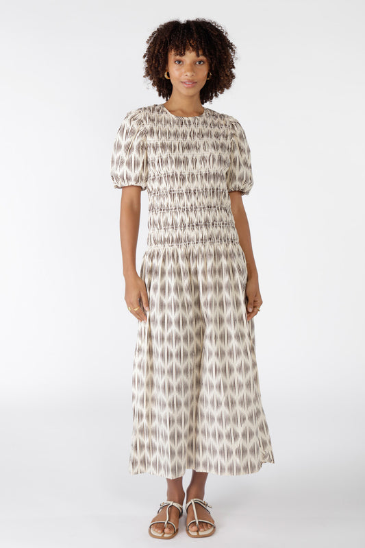 Mano Shirred Maxi Cream