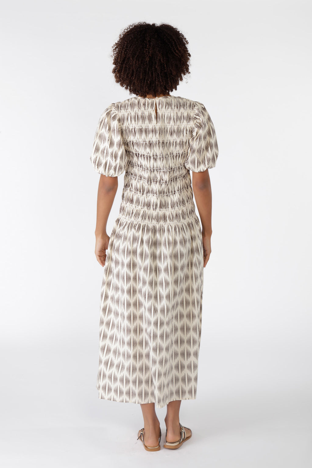 Mano Shirred Maxi Cream
