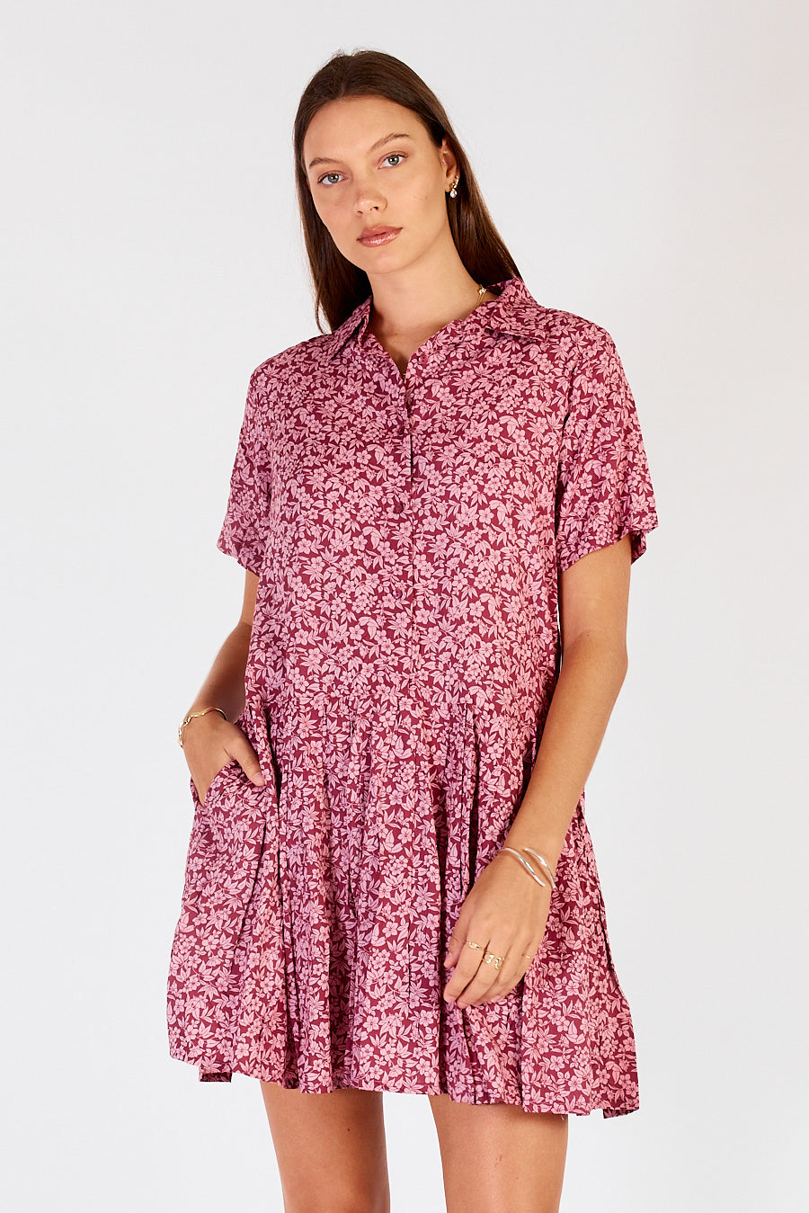 Gardem Pleated Mini Pink