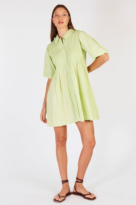 Pyke Shirred Mini Mint