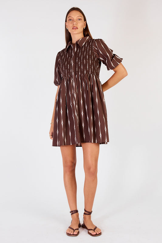 Taccia Shirred Mini Chocolate