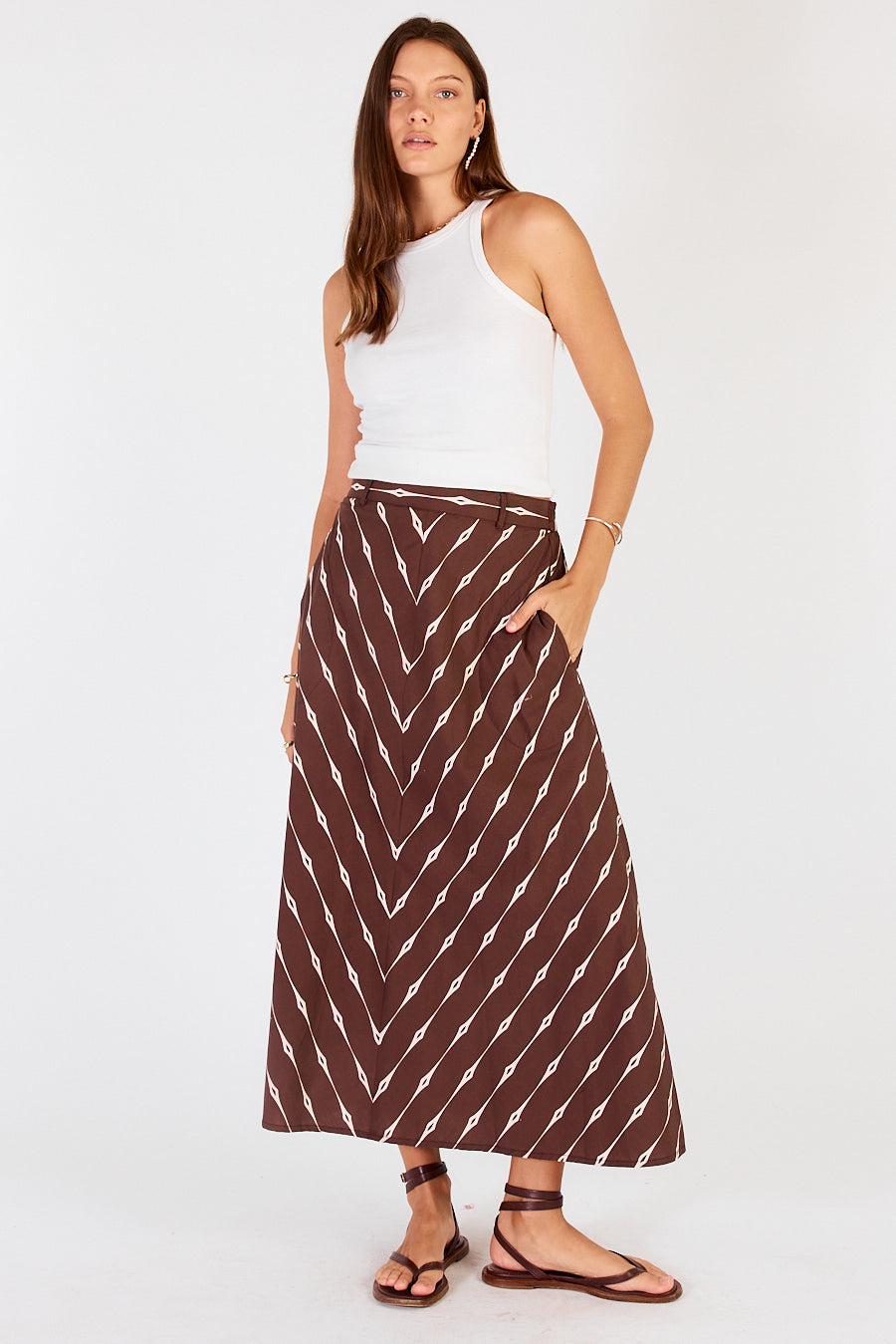 Taccia Skirt Chocolate