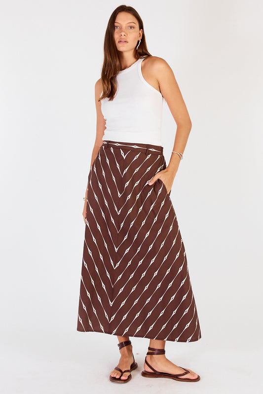 Taccia Skirt Chocolate