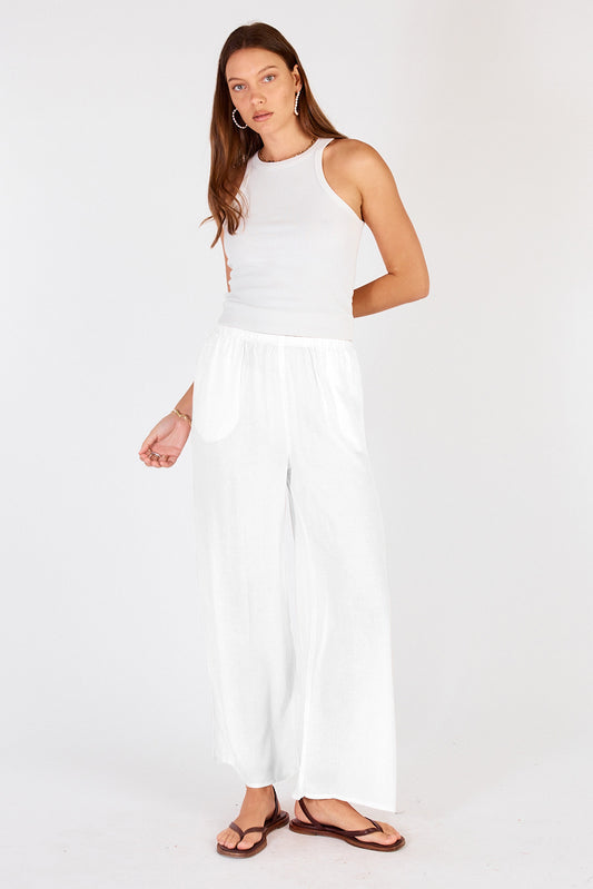 Pyke Pant White